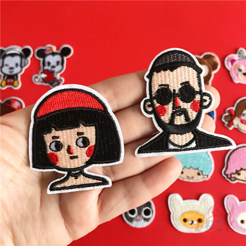 Miếng Dán Hình Thêu CONY Dùng Trang Trí Quần Áo Hình Gấu Nâu Đáng Yêu