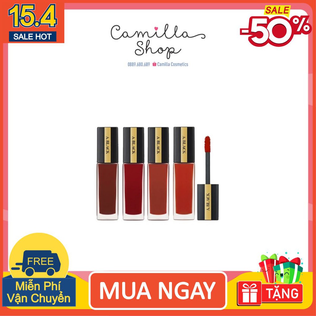 Son Kem Lì Mịn A.Black Artistic Velvet Tint Cực xinh | BigBuy360 - bigbuy360.vn