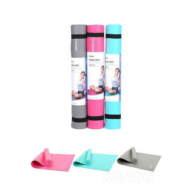 Miniso Thảm Tập Yoga Dày 3mm / 6mm Kích Thước 173x61cm