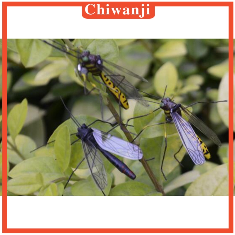 [CHIWANJI]Lifelike Mosquito Decoy Ornament Garden Decor Halloween Display Event Party