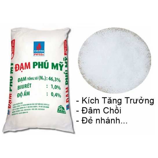 Phân Đạm - Ure -Diêm Lạnh tăng trưởng cây trồng - Gói chiết 350gr