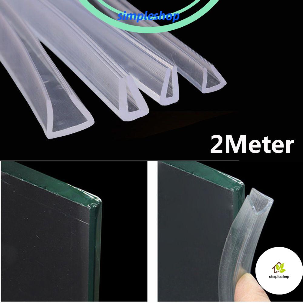 ❀Đơn Giản❀ 2m Dây Cao Su Bọc Cạnh Cửa Kính Hình Chữ U Siêu Bền