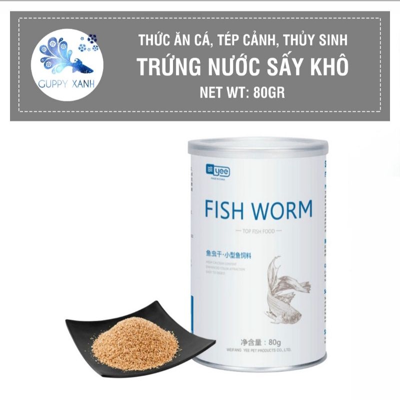 Thức ăn cá giúp cá lên màu và lên vây cực tốt - Bobo sấy khô