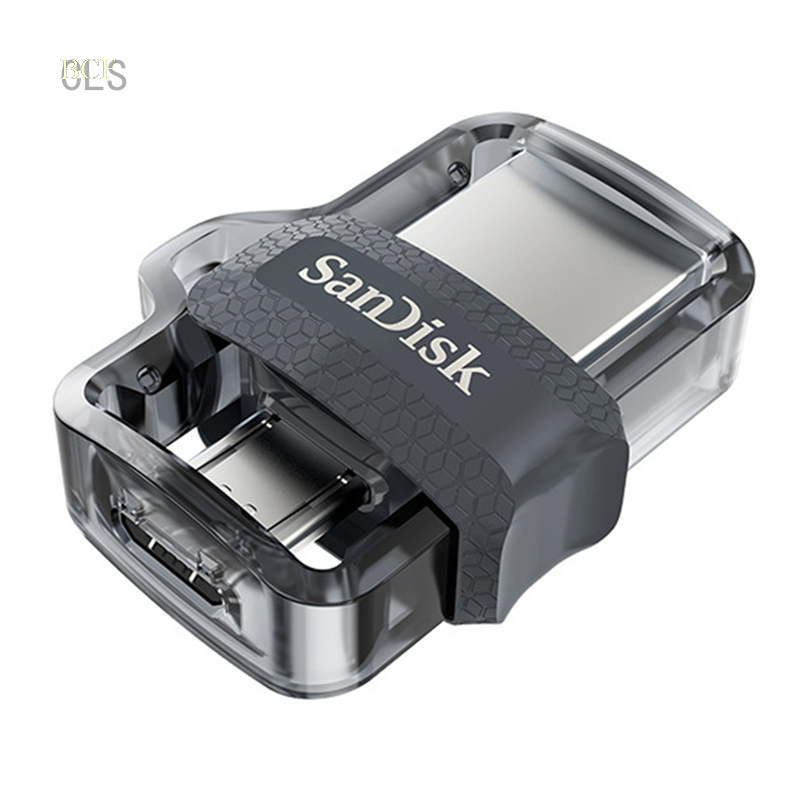 Ổ Cứng Ngoài Smd Sandisk Ultra Sddd3 128gb 64gb 32gb 16gb 8gb Otg / Dual Usb Màu Đen M3.0