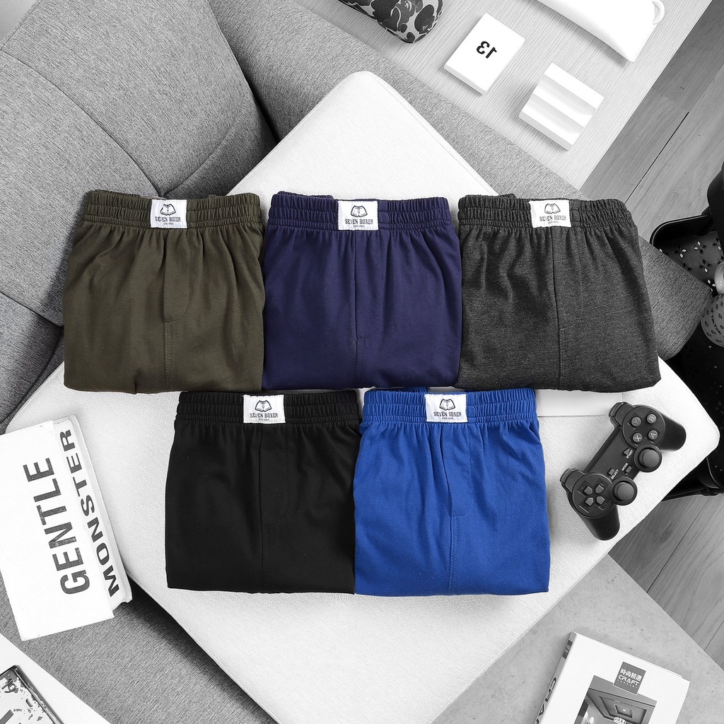 Quần đùi thun SEVEN BOXER có túi 2 bên