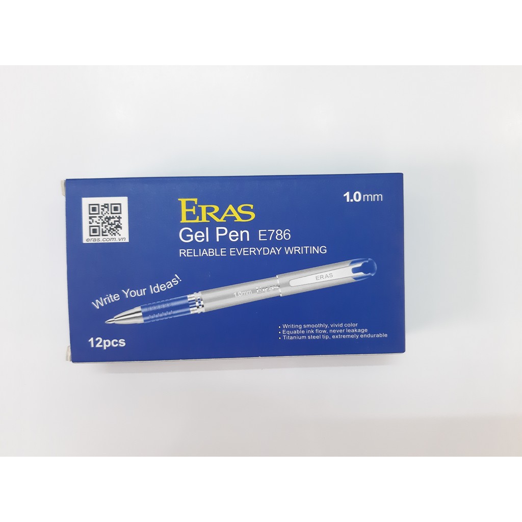 Bút Gel ERAS E786 ngòi 1.0mm tập viết chữ Hán