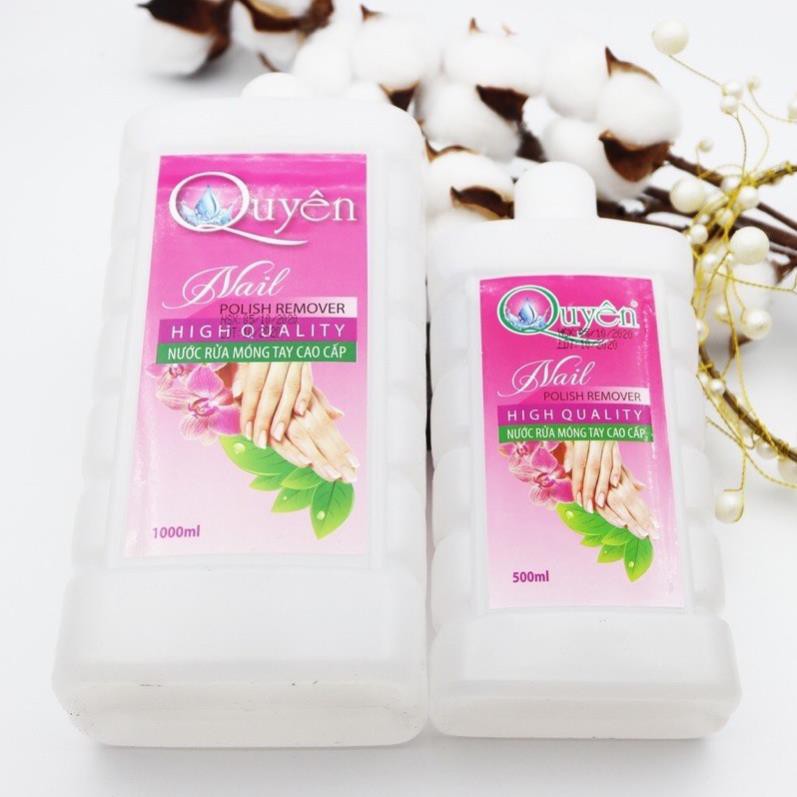Nước rửa móng ( Axeton Quyên ) cao cấp 500ml -1000ml