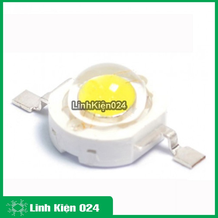 Bộ 3 Led Công Suất Siêu Sáng 3W Vàng Ấm ( Tặng 3 Đế Tản Nhiệt )
