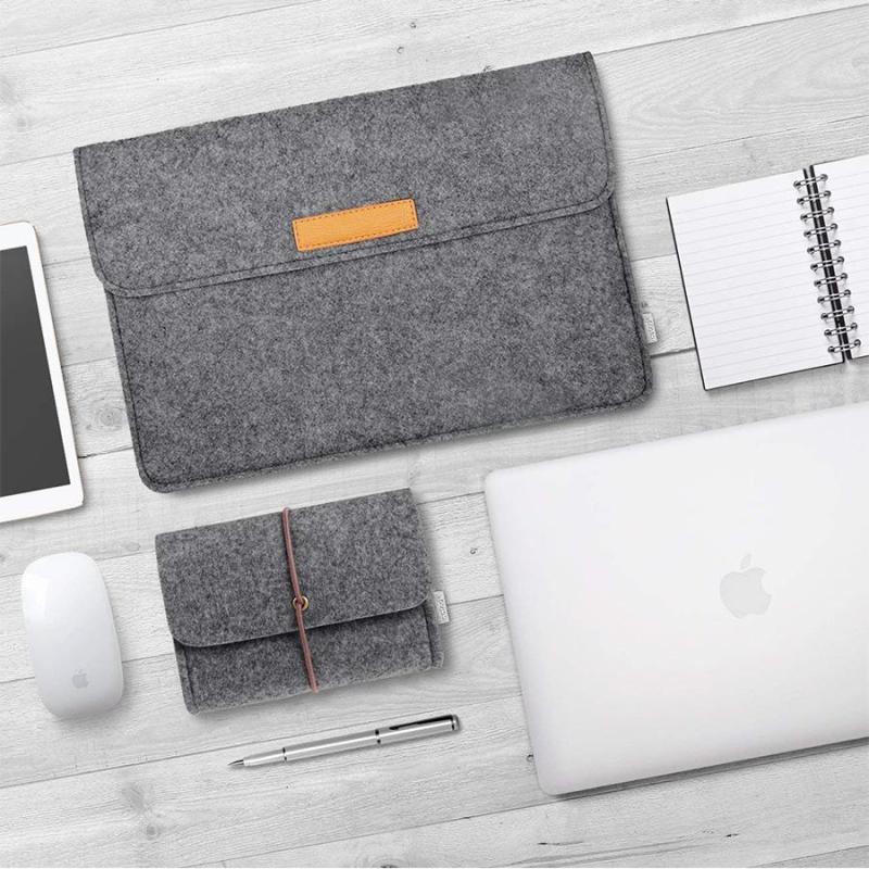 Túi bảo vệ laptop EverToner 13.3-inch kèm túi đựng nhỏ thích hợp cho laptop Pro/Air/Retina 13&quot;