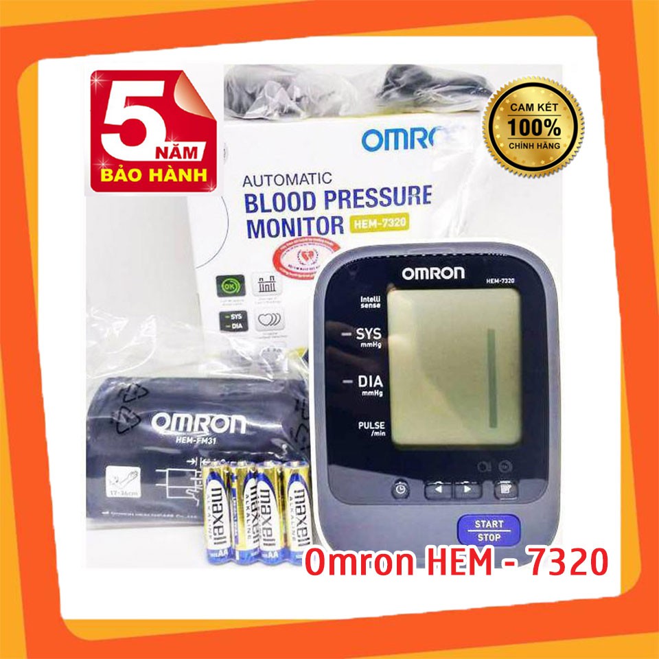 🔔 Máy Đo Huyết Áp Bắp Tay HEM-7320 Tự Động, Kết Quả Nhanh, Chính Xác, Nhỏ Gọn Tiện Lợi - Bảo Hành 5 Năm