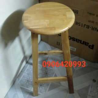 Ghế đôn gỗ cao 70cm.