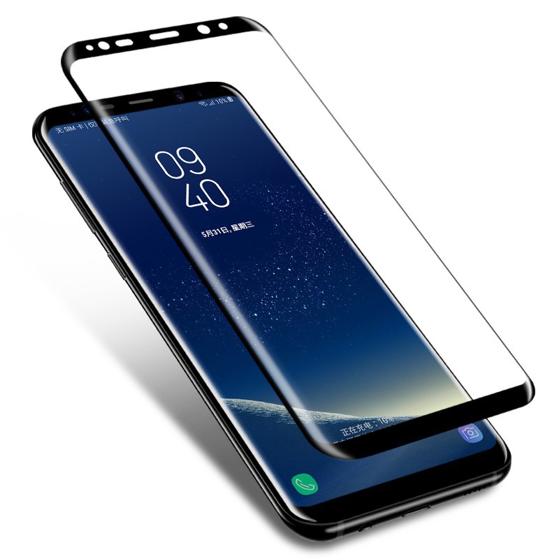 Kính cường lực dán bảo vệ toàn màn hình cho Samsung Galaxy S8 S9 S10 Plus S20 Ultra S10E Note 8 9 10