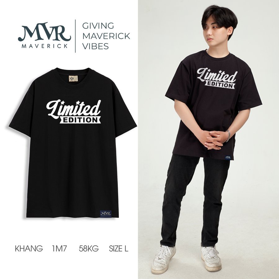 Áo thun form rộng Cotton thoáng mát bản giới hạn MVR size rộng tee Mỹ KK4063