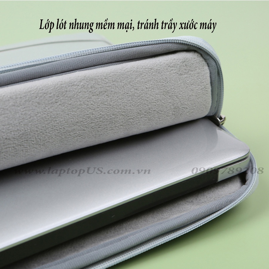Túi Laptop Macbook Vải Chống Thấm Chống Sốc (M07)