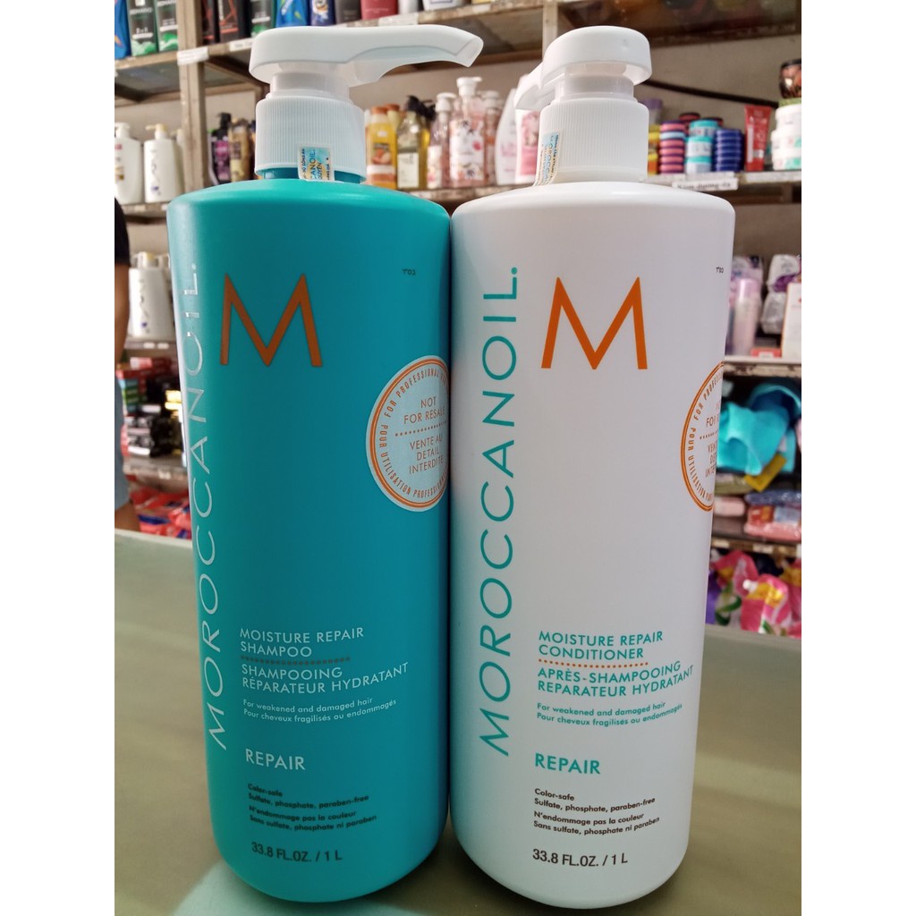 CẶP DẦU GỘI XẢ MOROCANOIL REPAIR PHỤC HỒI HƯ TỔN 1000ml