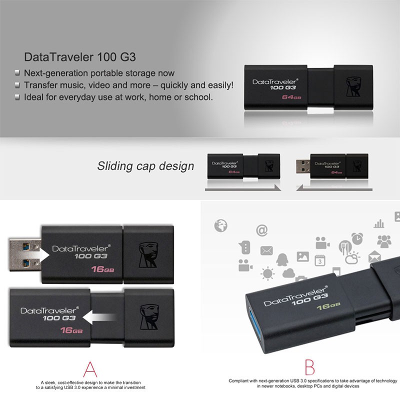 Usb Dung Lượng 64gb Hiệu Kingston | BigBuy360 - bigbuy360.vn