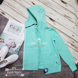 Áo khoác chống nắng 6 túi màu xanh ngọc