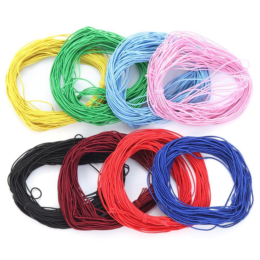 Cuộn Dây Ruy Băng Co Giãn 1mm 20Yards Dùng Làm Trang Sức DIY