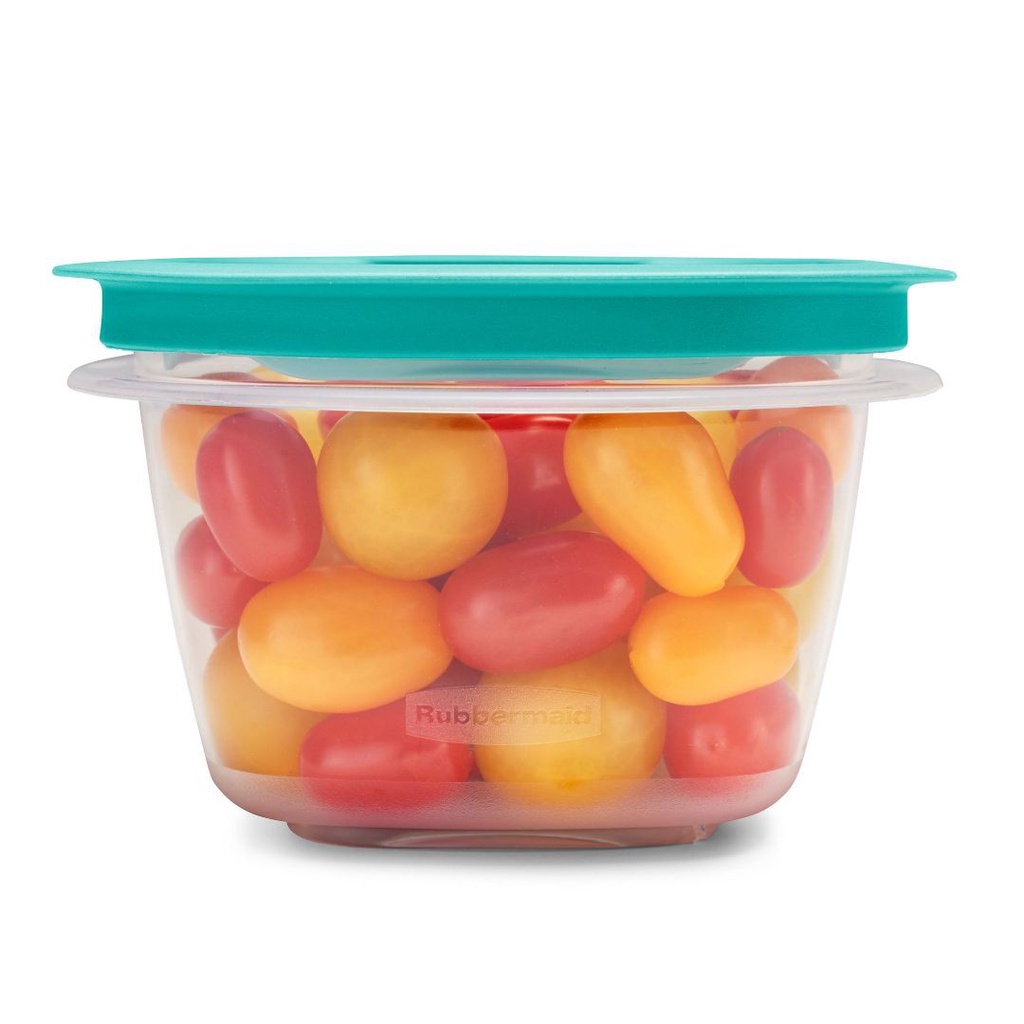 [6 size lẻ] HỘP NHỰA ĐỰNG THỰC PHẨM Rubbermaid NẮP MÀU XANH CỔ VỊT