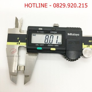 nam châm viên phi 8mm dày 5mm mạ nikel