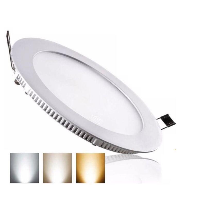 Đèn Led mỏng downlight 3 màu ECO 6W lỗ khoét 110mm