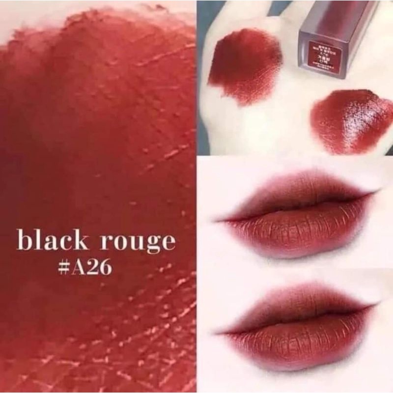 Son kem Black Rouge Air Fit Velvet Tint A26 Winter Moon