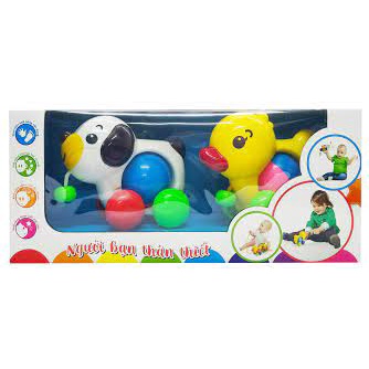 Bộ đôi Đồ Chơi Thú Cưng Tinh Nghịch Sato- đồ chơi an toàn