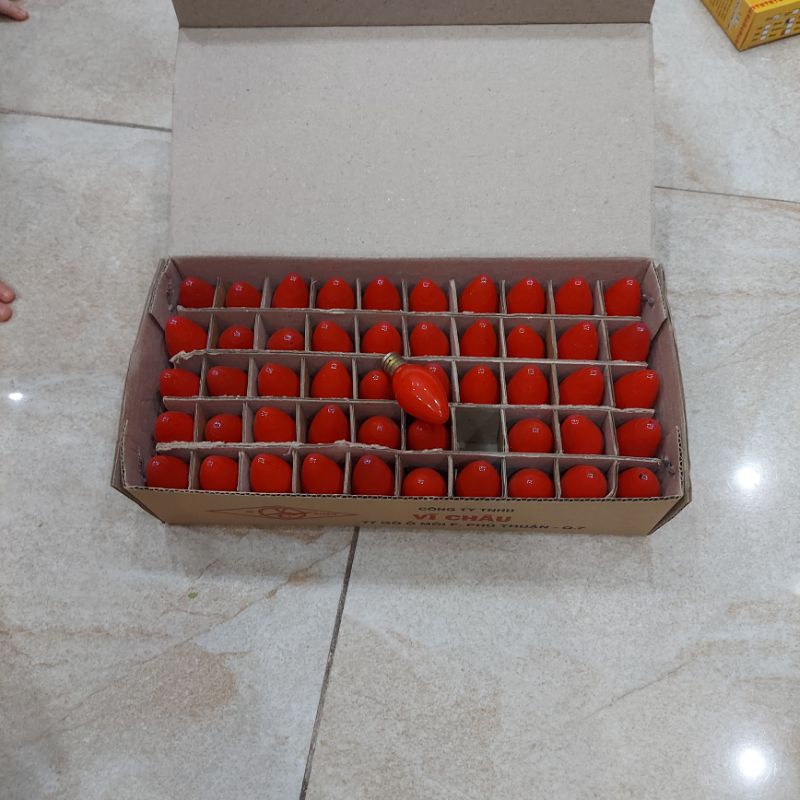 Bóng quả nhót E12 lắp đèn thờ