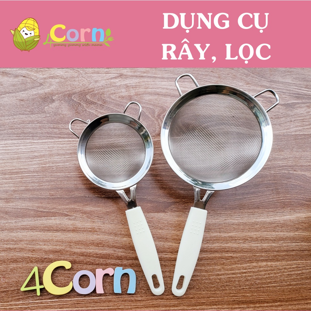 Dụng cụ rây lọc cao cấp (rây cháo, lọc đồ ăn, đồ uống)