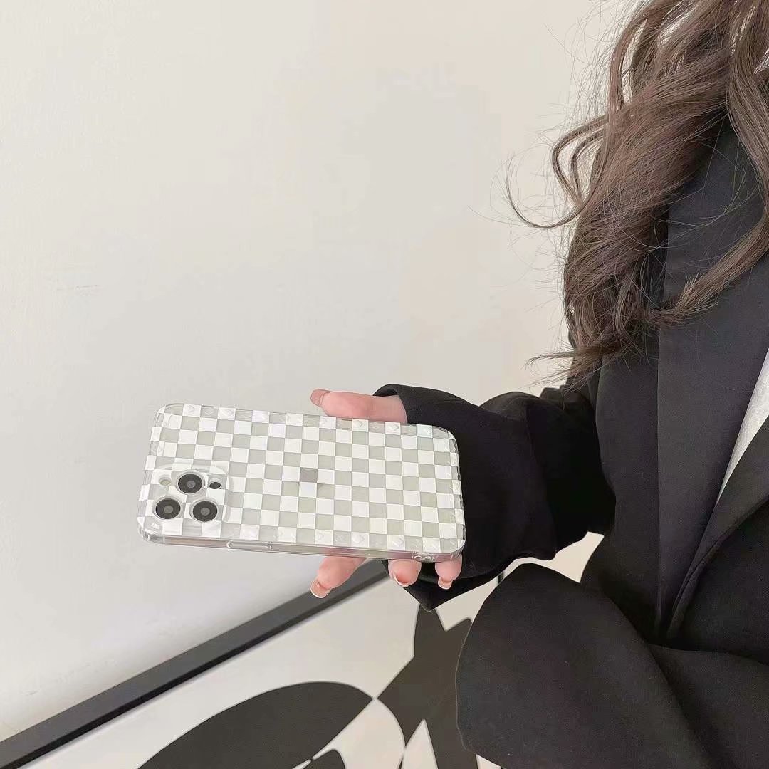 ốp điện thoại Silicone Tpu Họa Tiết Sọc Caro Thời Trang Cho Iphone 12pro Max 12mini 11pro Max Xs Max Xr Se 2020 7 8 Plus | BigBuy360 - bigbuy360.vn