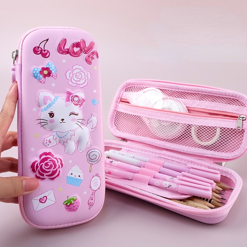 Smiggle Hộp Đựng Bút Chì / Hộp Bút Chì 3d Eva Kỳ Lân