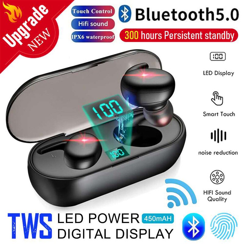 Tai Nghe Bluetooth 5.0 Không Dây Tws Y30 Âm Thanh Hifi Và Phụ Kiện Cao Cấp