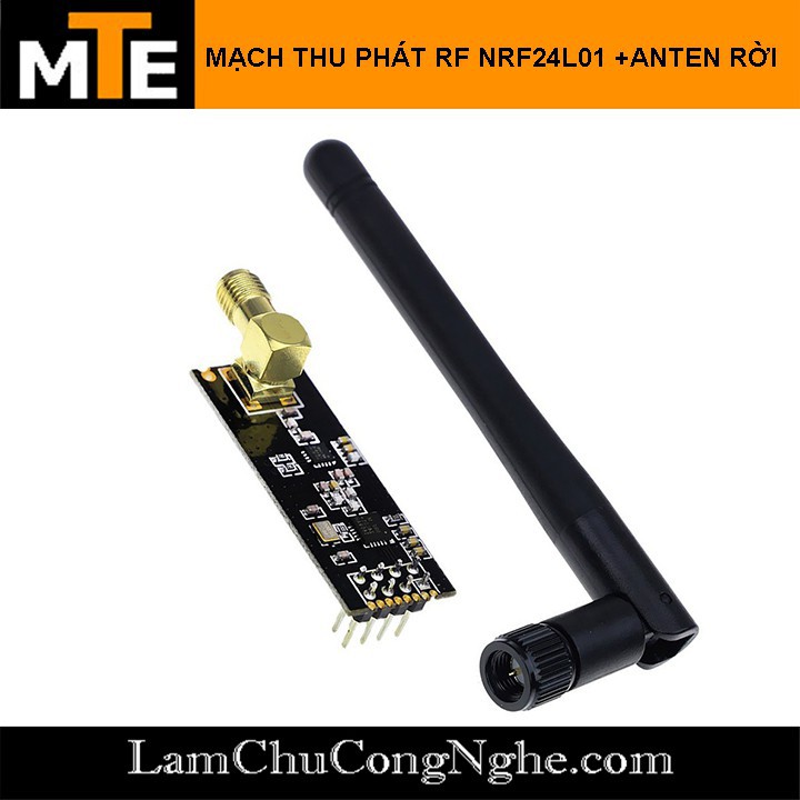 Mới! Mạch Thu Phát RF NRF24L01 + PA LNA 2.4Ghz Anten Rời