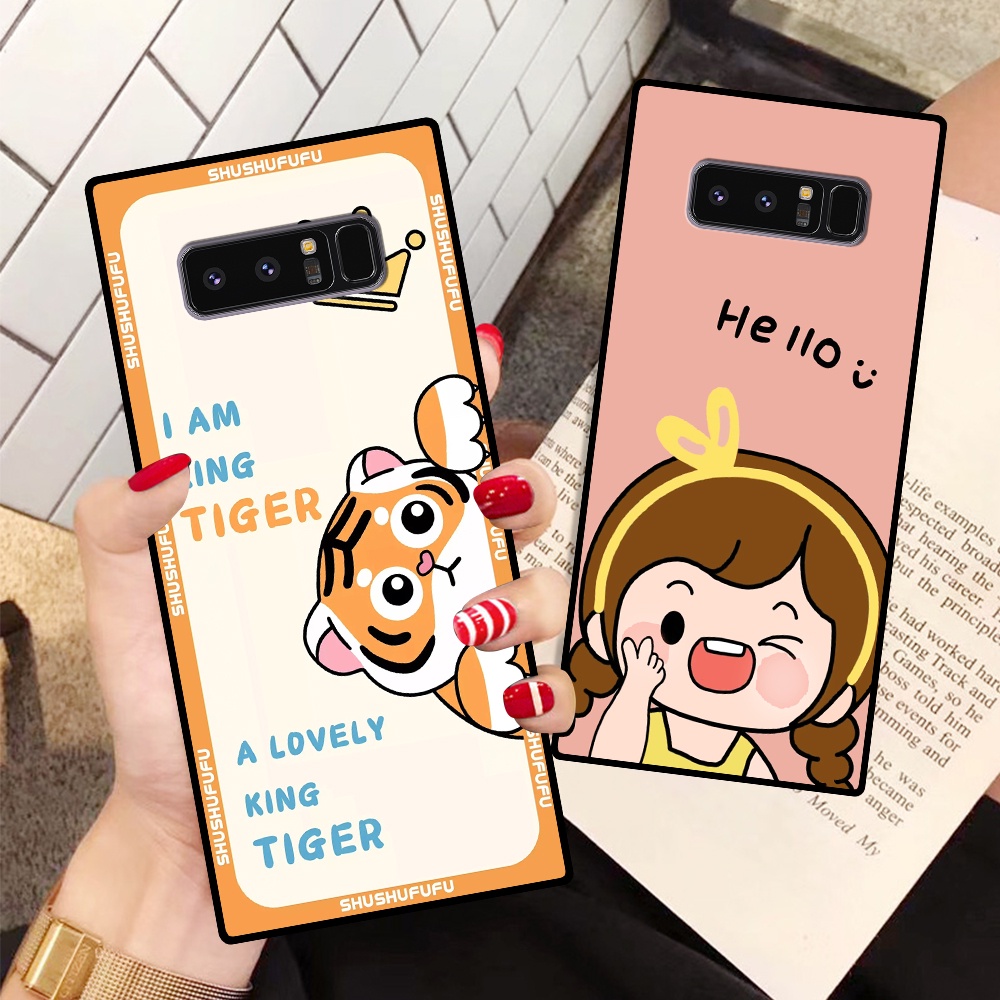Ốp lưng Samsung Note 8 - Note 9 in hình mickey, hổ, kingtiger siêu rẻ T19 - T24