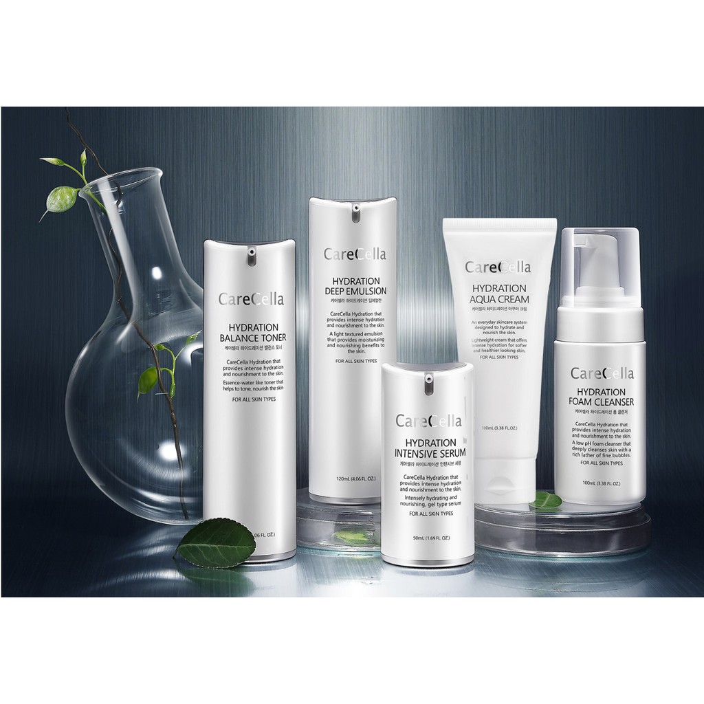 Bộ sản phẩm chăm sóc da cơ bản CareCella Hydration / CareCella Hydration Basic Set - GCOOP