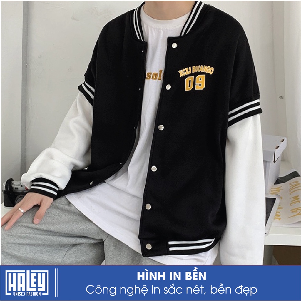 Áo bomber khoác Nam Nữ Unisex Street Wear Phong Cách Hàn Quốc Chất Nỉ Cao Cấp mã BB09 Không Xù Đủ Màu Dễ Phối Đồ