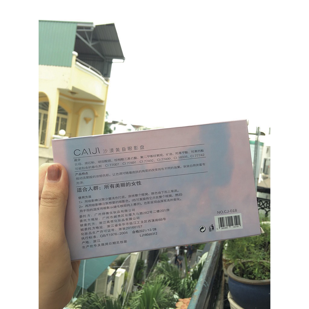 Phấn mắt 18 ô New NUDE CaiJI Eyeshow Palette chính hãng nội địa Trung CAIJI No. CJ-018 | BigBuy360 - bigbuy360.vn