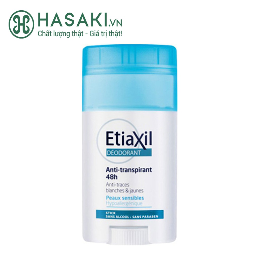 Sáp Khử Mùi EtiaXil Deodorant Anti-Perspirant 48h Stick 40ml