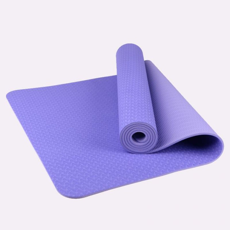 Thảm Tập Yoga TPE 2 Lớp 6mm Siêu Bền, Thảm Yoga Hàng Cao Cấp Chuyên Dùng Cho Phòng Tập Y11 [SALE LỚN]