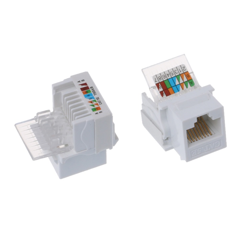 Ổ Cắm Gắn Tường 2 Cổng CAT6 RJ45 Chuyên Dụng Chất Lượng Cao