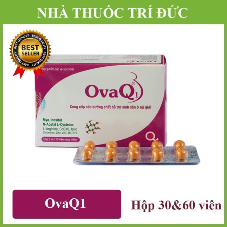 OvaQ1 - giải pháp giảm vô sinh ở nữ giới - Phân phối chính hãng Hộp 30 viên VÀ 60 VIÊN