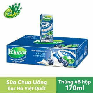 Thùng 12 lốc Yomost vị việt quất