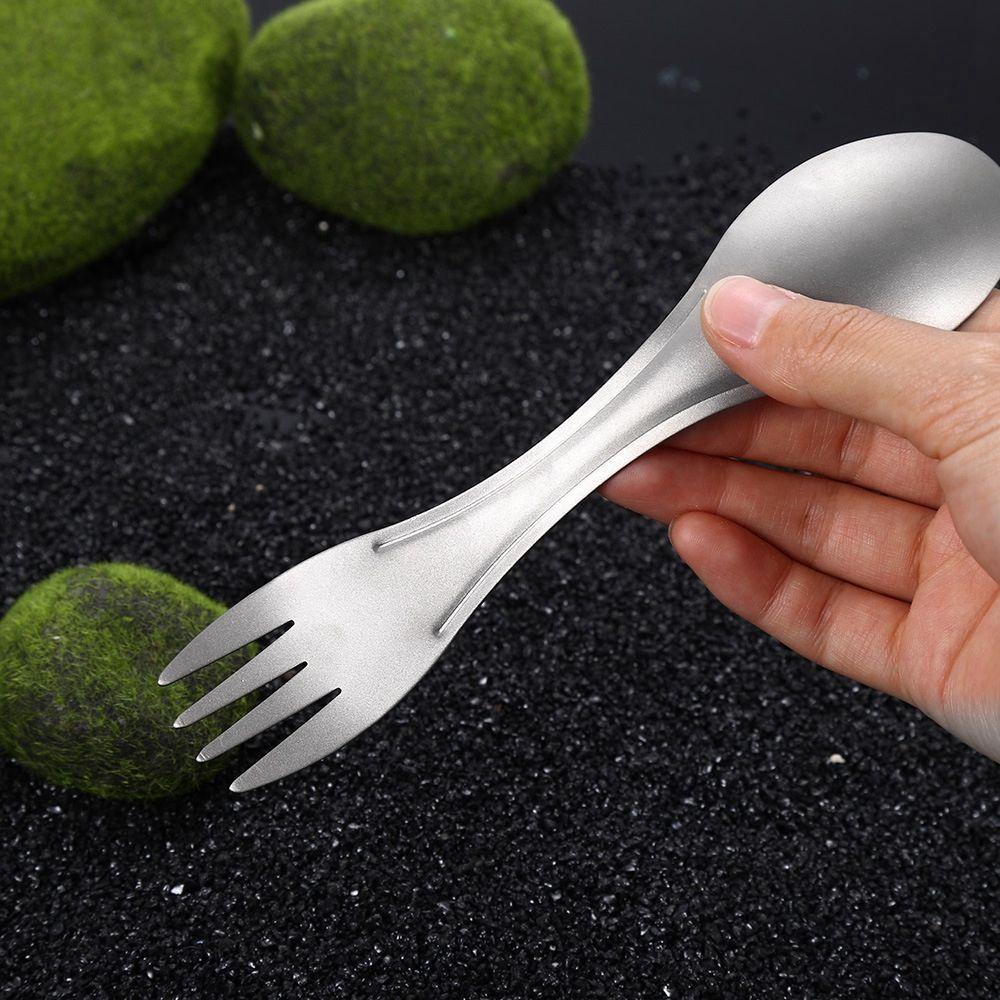 Muỗng Nĩa Di Động Tiện Dụng Mang Theo Cắm Trại / Dã Ngoại