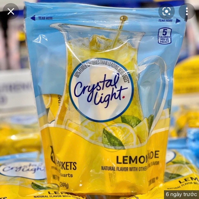 Bột pha nước uống Crystal Light 16 gói