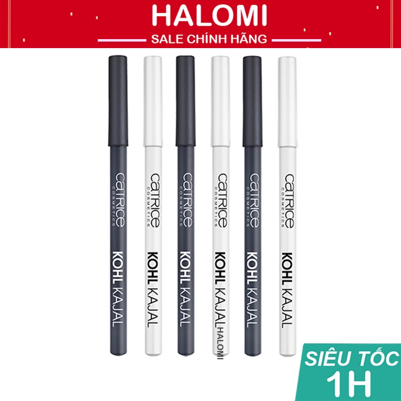 Chì kẻ mắt Catrice Kohl Kajal trắng đen chính hãng HALOMI chuyên kẻ viền mắt makeup
