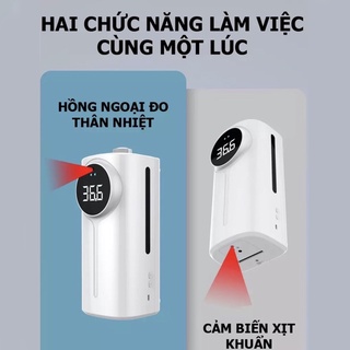 Máy Rửa Tay tích hợp nhiệt kế đo thân nhiệt tự động K9 Pro DUAL Tiếng Việt ( CDCN_43 )