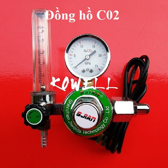 Đồng hồ khí CO2 36v - 110V - 220V - Sjsan