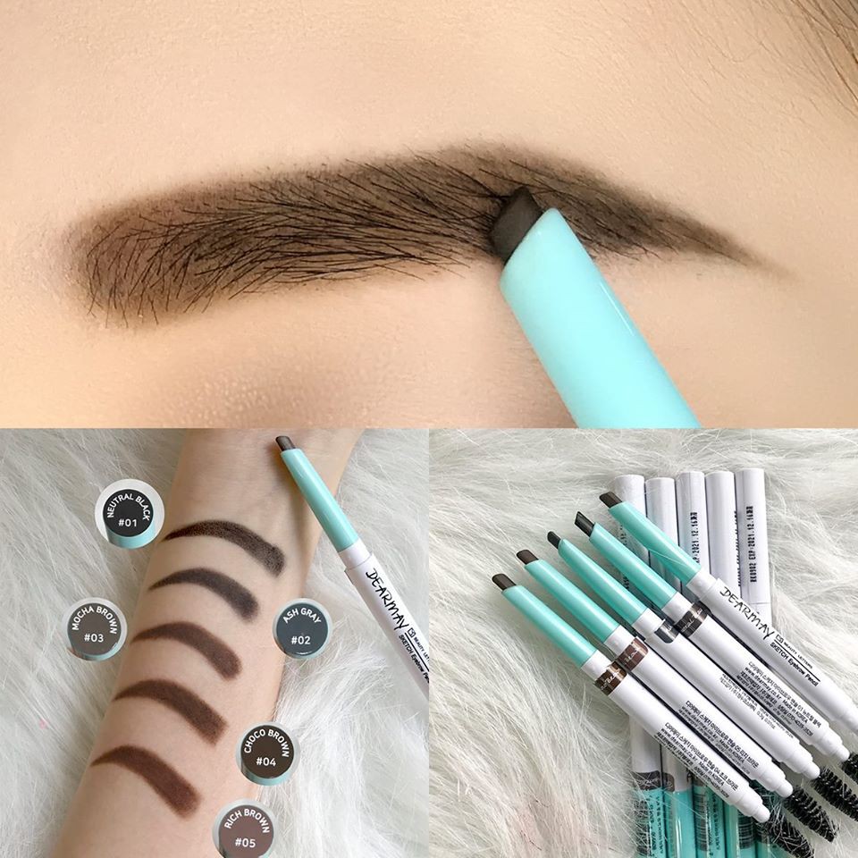 [Hàng Sẵn Date 12.2021] Chì Kẻ Mày Dearmay Sketch Eyebrow Pencil | BigBuy360 - bigbuy360.vn