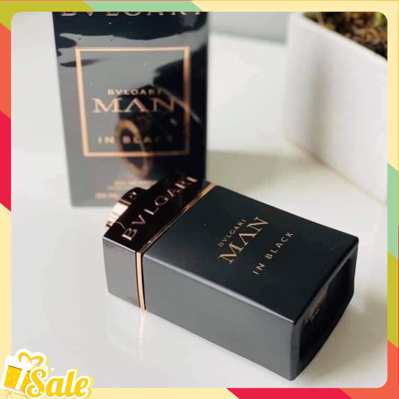 Nước Hoa Nam, Dầu thơm bvI Man in Black 100ml Thơm Lâu 8h Hương Thơm Nam Tính cho phái mạnh