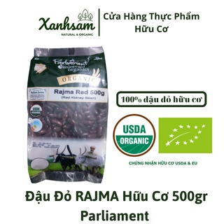 Hạt đậu đỏ rajma hữu cơ parliament 500gr- xanhsam organic